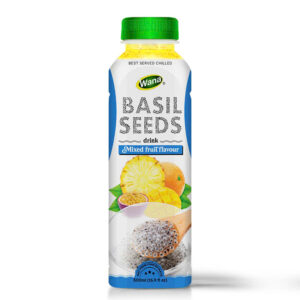 Basil Seeds Drink with Strawberry – Refreshing, Crunchy, and Healthy!