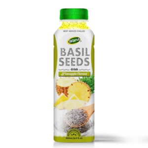 Basil Seeds Drink with Strawberry – Refreshing, Crunchy, and Healthy!