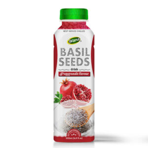 Basil Seeds Drink with Strawberry – Refreshing, Crunchy, and Healthy!