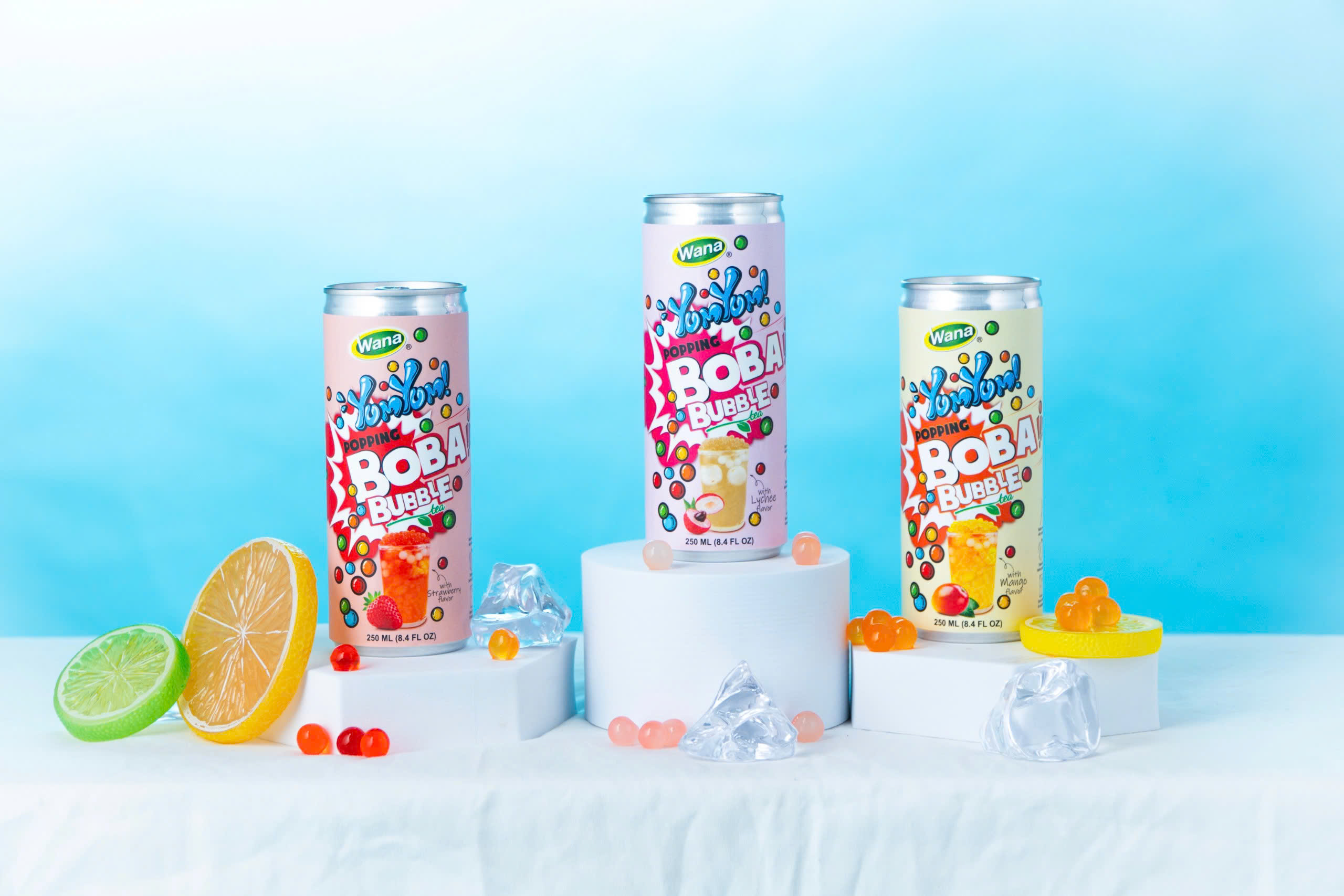 Popping boba tea