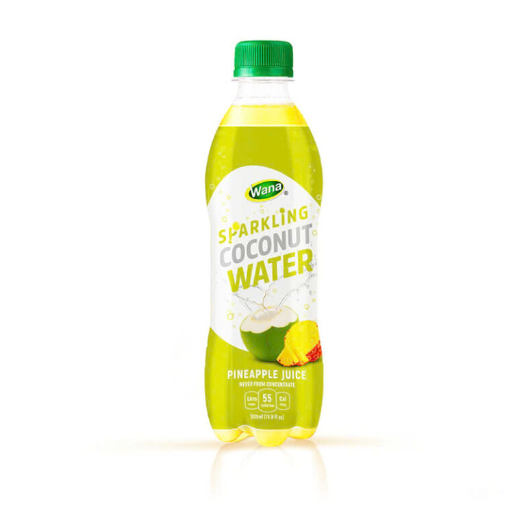 Sparkling Coconut Water with Pineapple Juice – Tropical Freshness to Awaken Every Sense