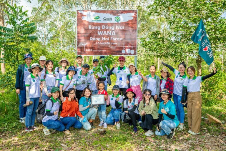 WANA Beverage Plant 450 Trees – Small Steps, Big Impacts