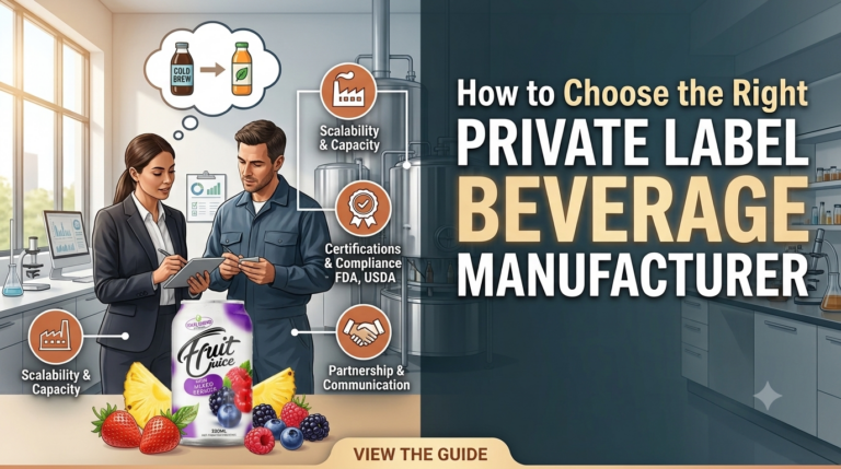 How to Choose the Right Private Label Beverage Manufacturer