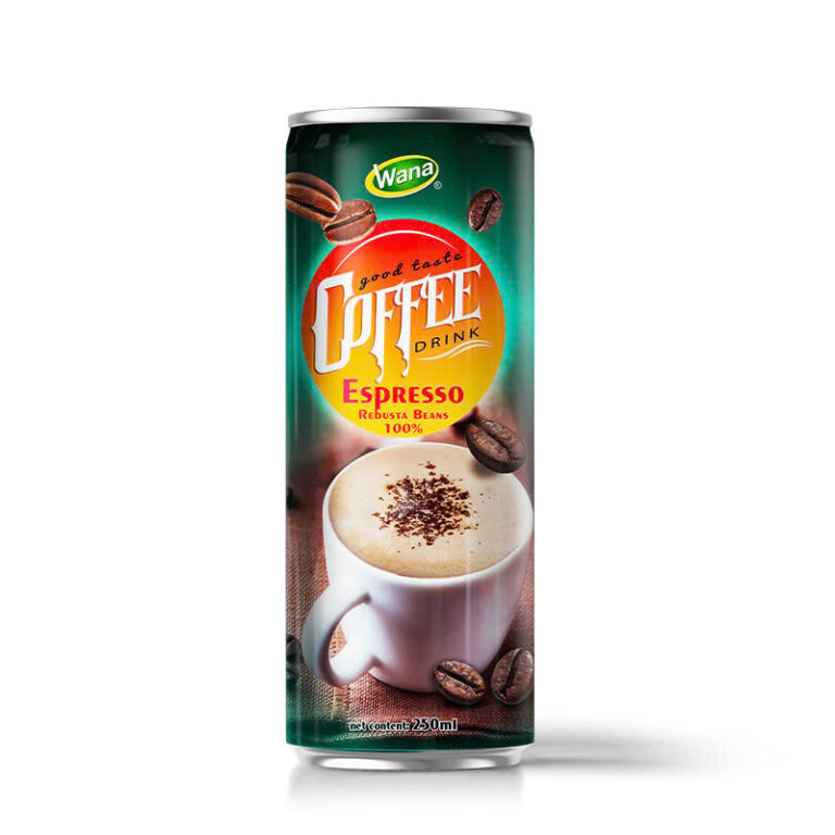 Private Label Espresso Coffee in 250ML Canned