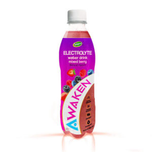 AWAKEN – ELECTROLYTE WATER DRINK with FRUIT PUNCH FLAVOR