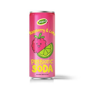 OEM/ODM Wana Peach Tea Prebiotic Soda - 250ML canned