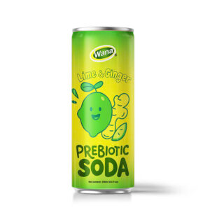 OEM/ODM Wana Peach Tea Prebiotic Soda - 250ML canned