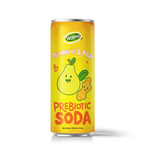 OEM/ODM Wana Peach Tea Prebiotic Soda - 250ML canned