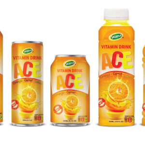 Premium Vitamin Drinks with Orange, Carrot & Lemon – 250mL Canned