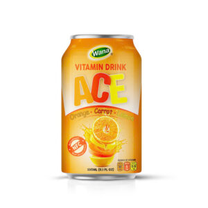 Premium Vitamin Drinks with Orange, Carrot & Lemon – 250mL Canned