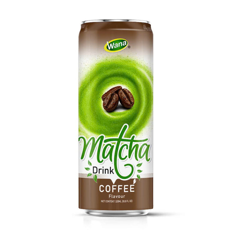 WANA Matcha with Coffee Flavor Drinks – 320ml Canned