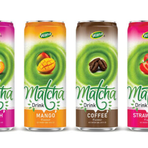 WANA Matcha with Coffee Flavor Drinks – 320ml Canned