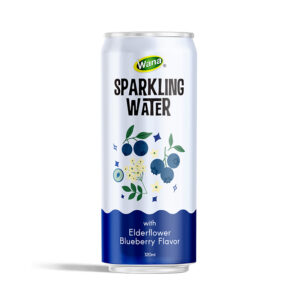 SPARKLING WATER WITH ELDERFLOWER BLUEBERRY FLAVOR