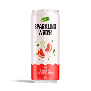 SPARKLING WATER WITH ELDERFLOWER BLUEBERRY FLAVOR