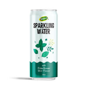 SPARKLING WATER WITH ELDERFLOWER BLUEBERRY FLAVOR