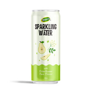 SPARKLING WATER WITH ELDERFLOWER BLUEBERRY FLAVOR