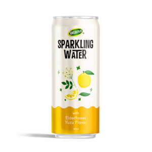 SPARKLING WATER WITH ELDERFLOWER BLUEBERRY FLAVOR