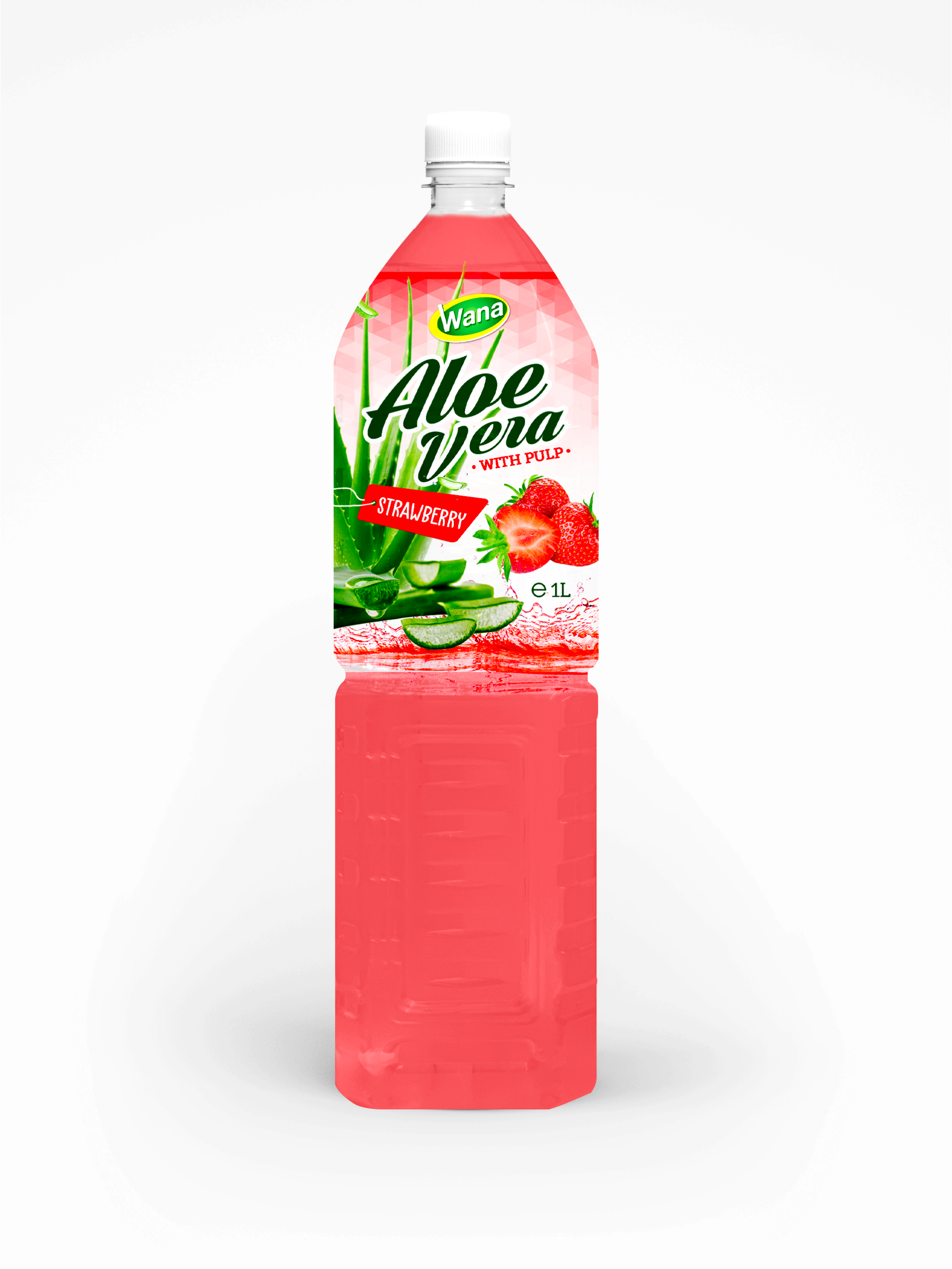 Aloe Vera Juice Drink with Fruit Flavor and Pulp 1000ml PET Bottle