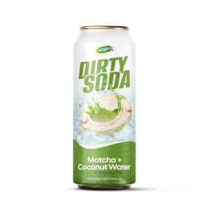 Matcha Coconut Water Dirty Soda - 490ml