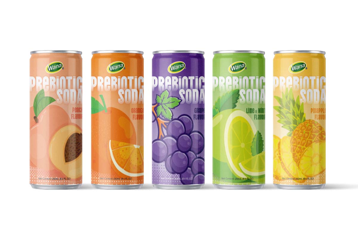 Prebiotic Soda with Orange Flavor
