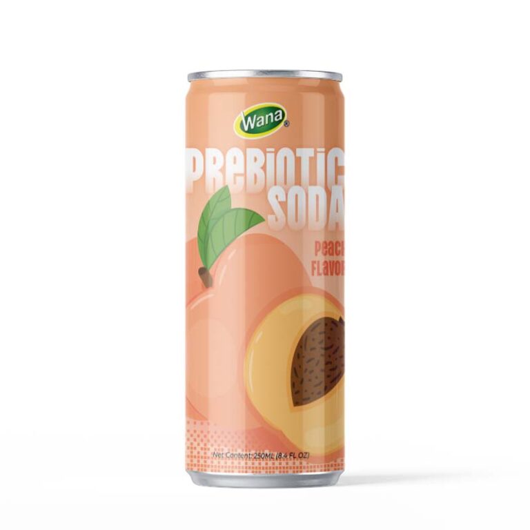 Prebiotic Soda with Peach Flavor
