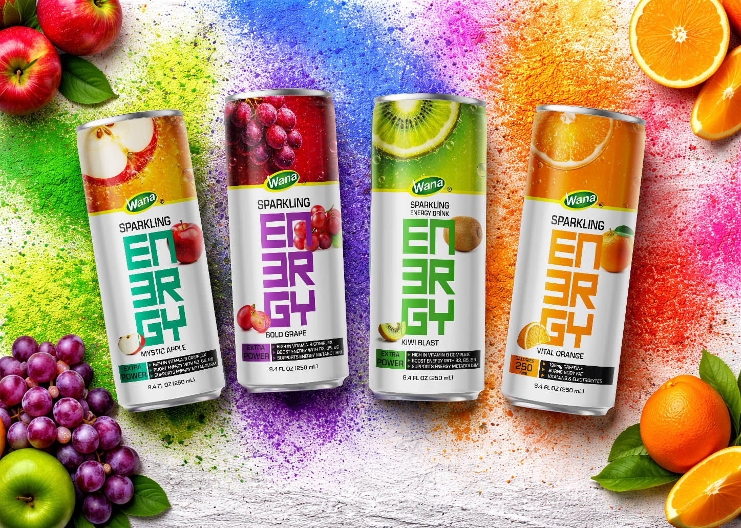 Sparkling Energy with Apple Flavor