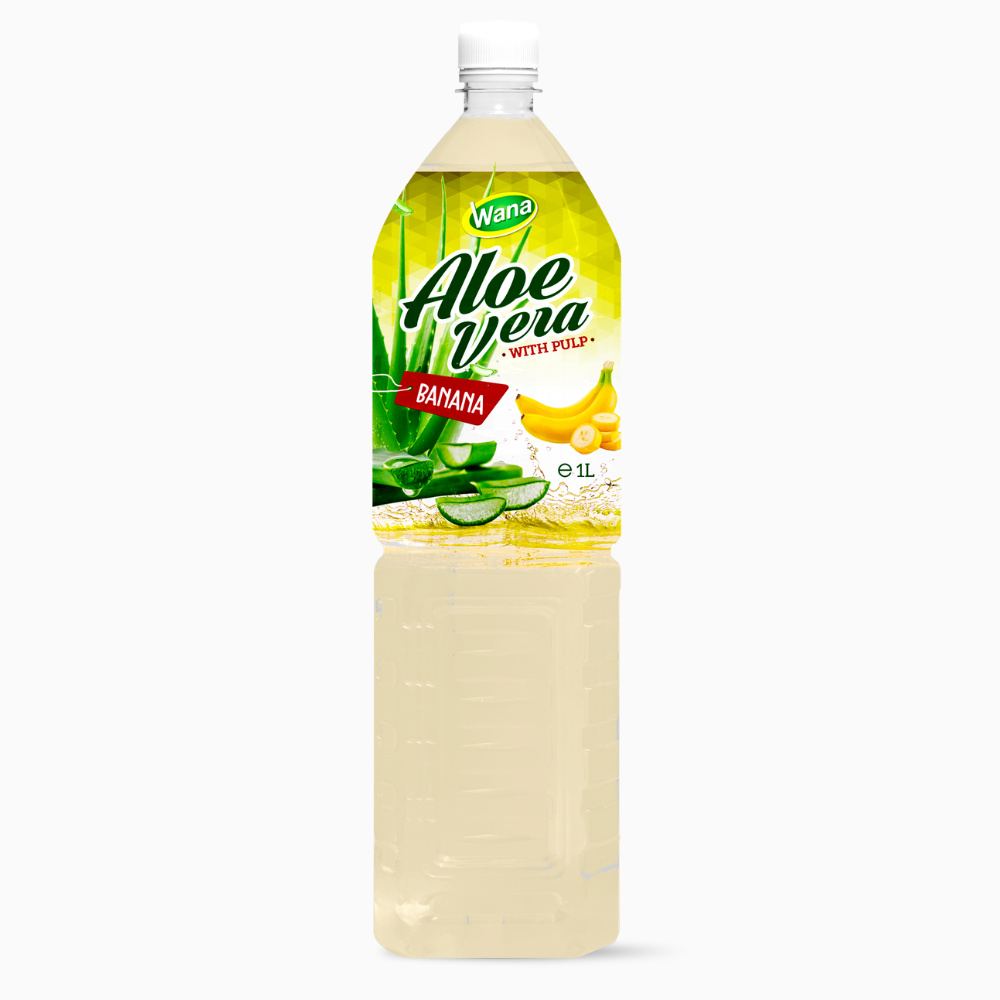 Aloe Vera Juice Drink with Fruit Flavor and Pulp 1000ml PET Bottle