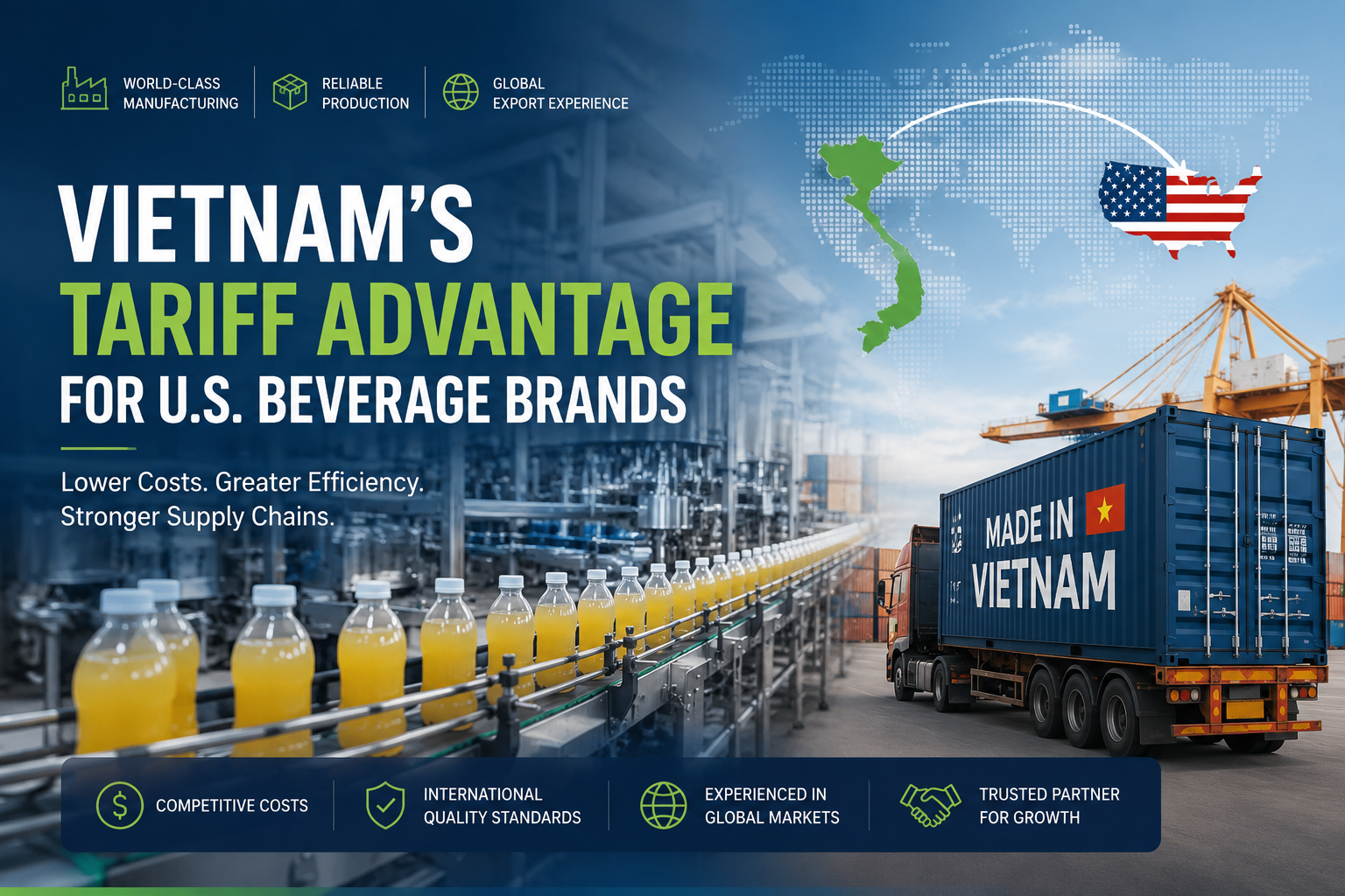 Vietnam's Tariff Advantage for U.S. Beverage Brands