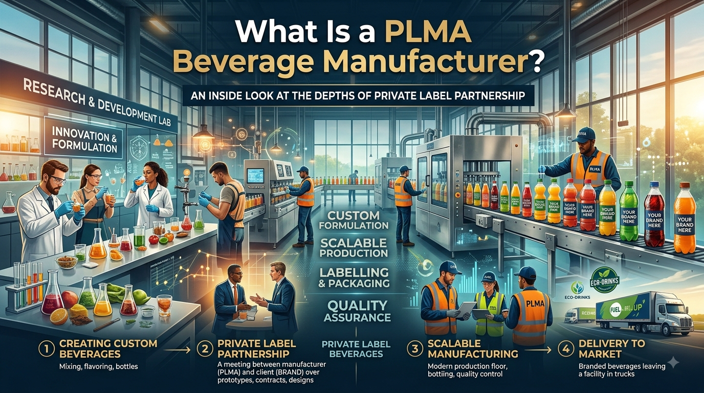 PLMA beverage manufacturer