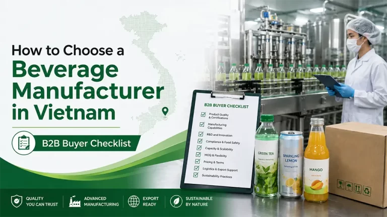 How to Choose a Beverage Manufacturer in Vietnam: B2B Buyer Checklist