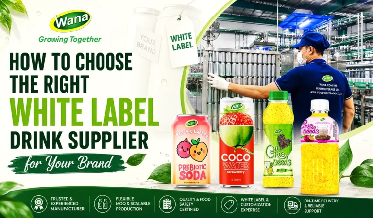 How to Choose the Right White Label Drink Supplier for Your Brand