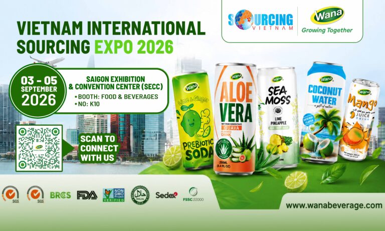 Meet Wana Beverage at Vietnam International Sourcing Expo 2026