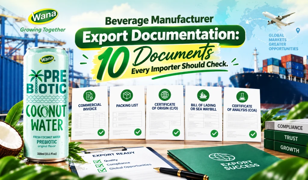 Beverage Manufacturer Export Documentation 10 documents every importer should check