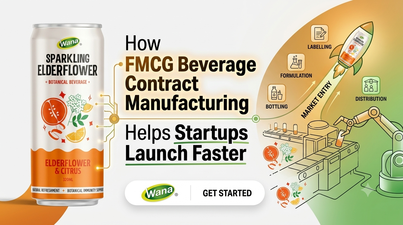 How FMCG Beverage Contract Manufacturing Helps Startups Launch Faster