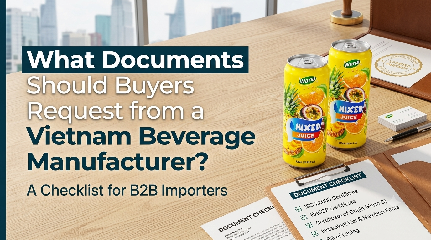 what documents buyers request from a Vietnam beverage manufacturer